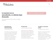 Tablet Screenshot of exlibric.com